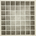 Spiegeling 3 werk op papier 25 x 25 cm (2016)
